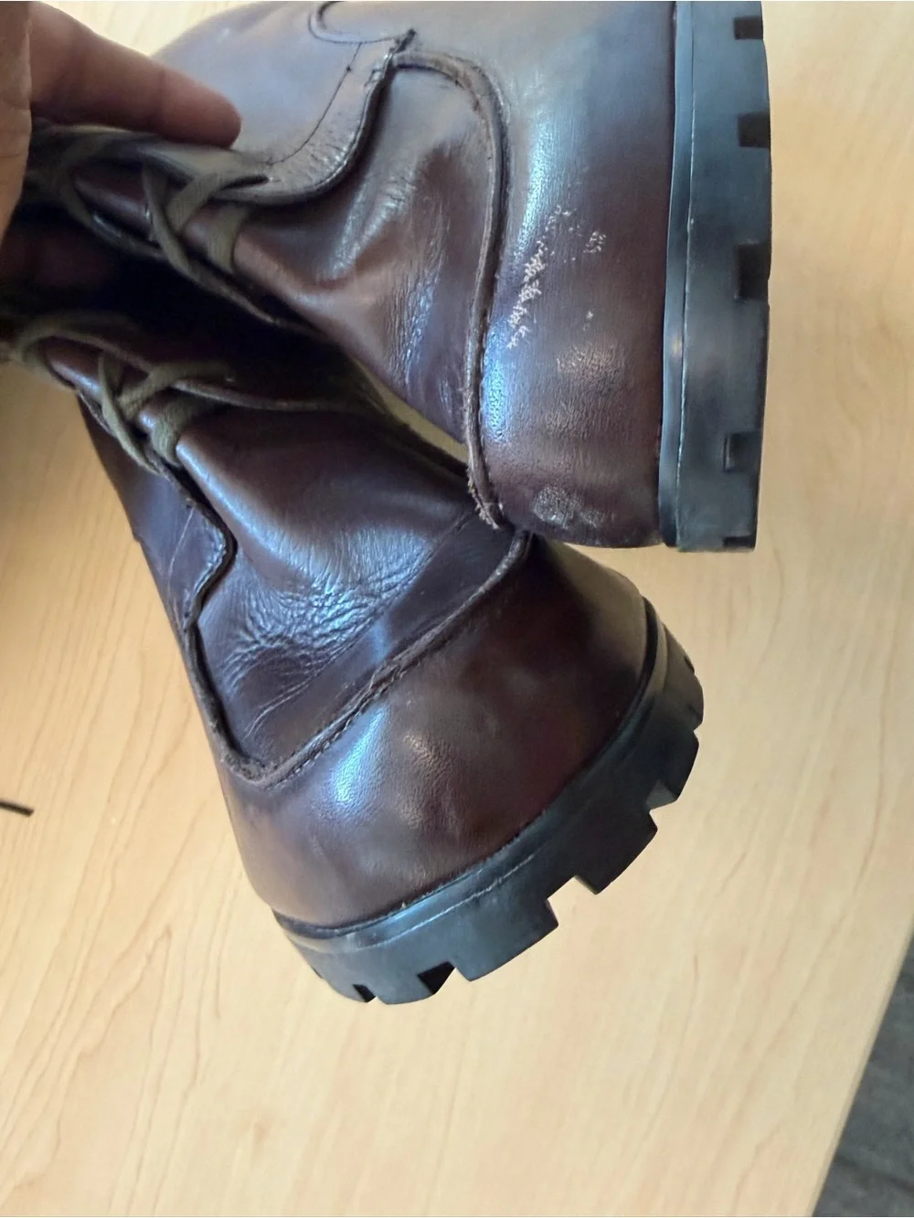 Lauren Ralph Lauren tall leather